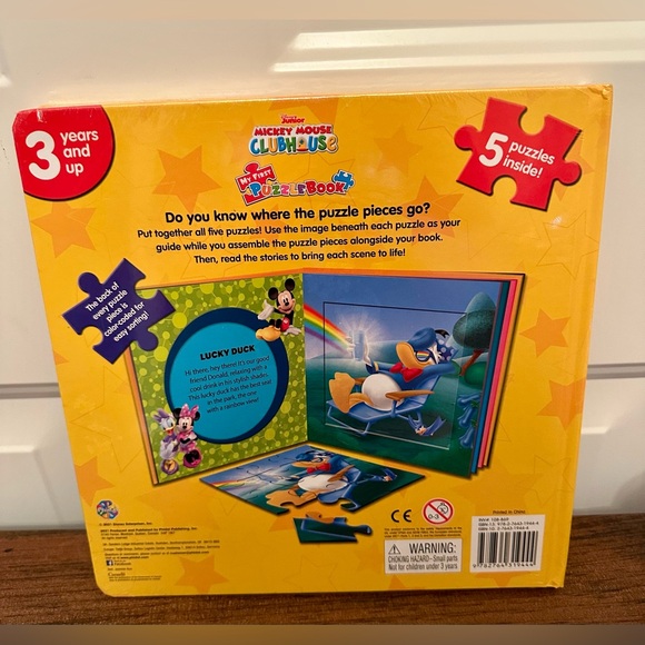 Disney Mickey Puzzle Book & Minnie Mouse 16 oz Mug Bundle | WDW Exclusive Gift - Picture 4 of 8